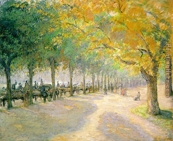 Pissarro Hyde Park painting - Camille Pissarro Pissarro Hyde Park art painting